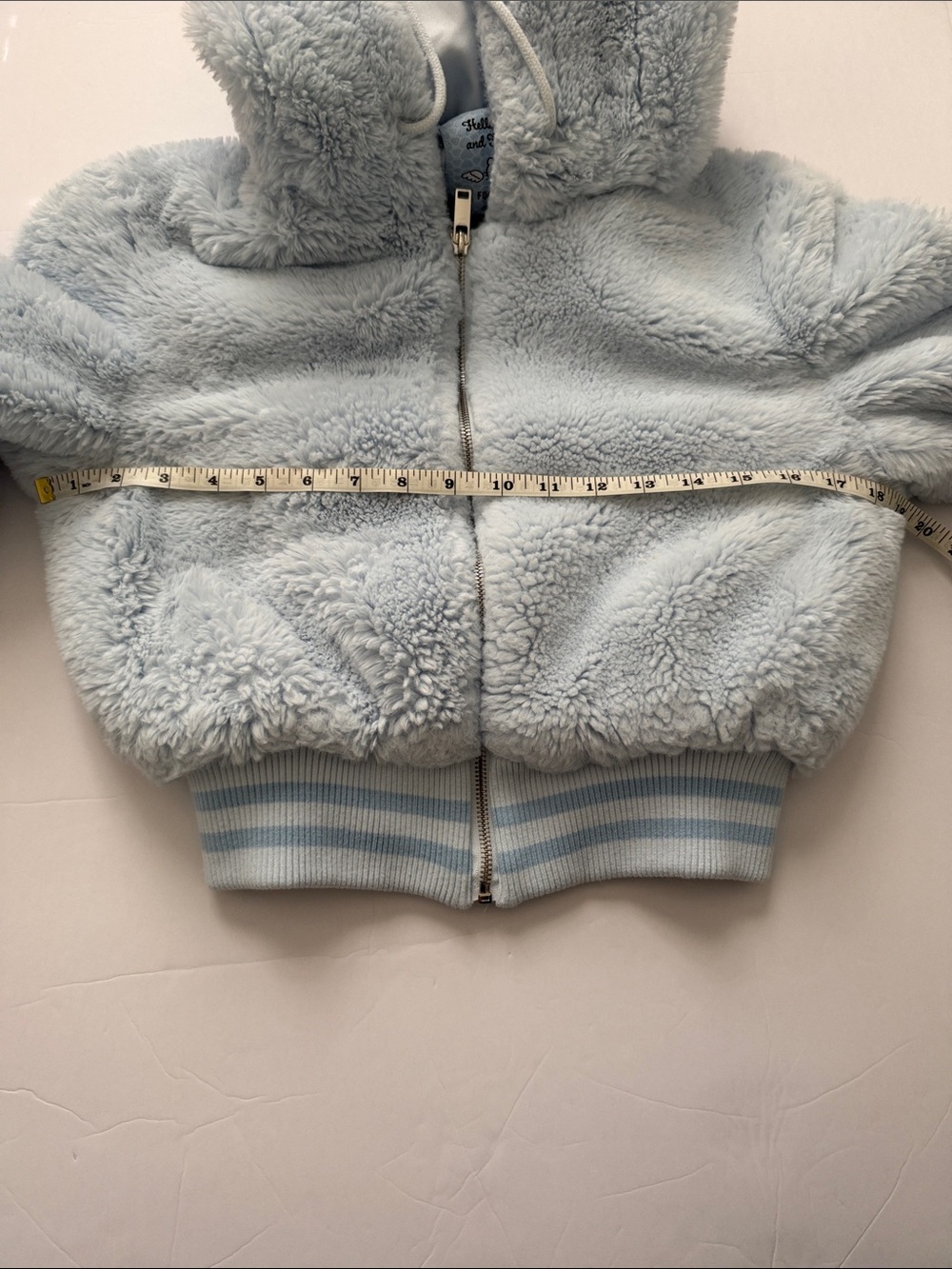 Hello kitty Cozy Blue Fleece Jacket size S - Picture 10 of 11